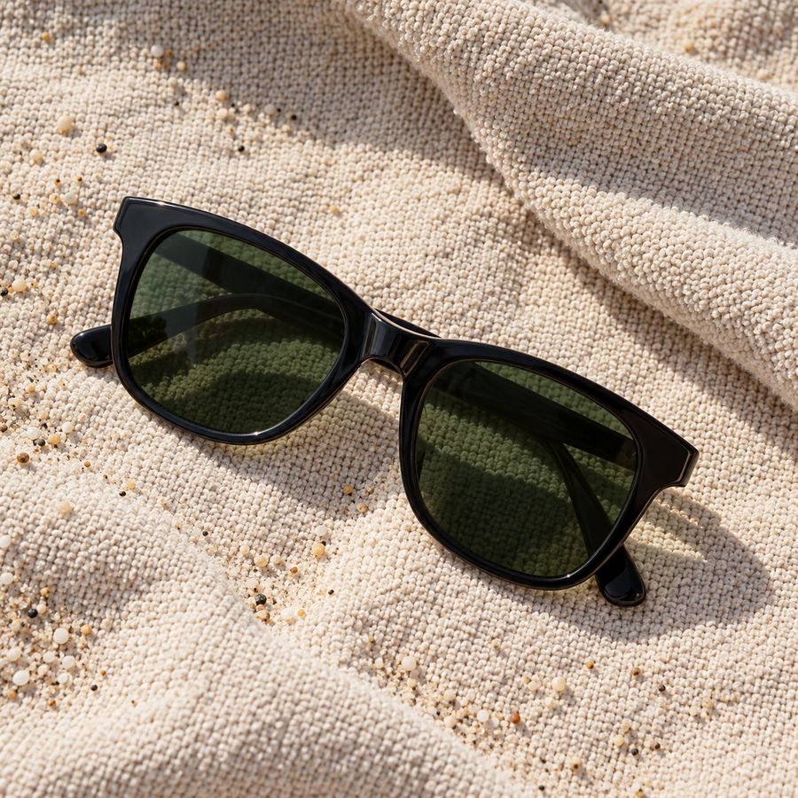 Gafas de sol Malagueta · Negro brillo de Laveta