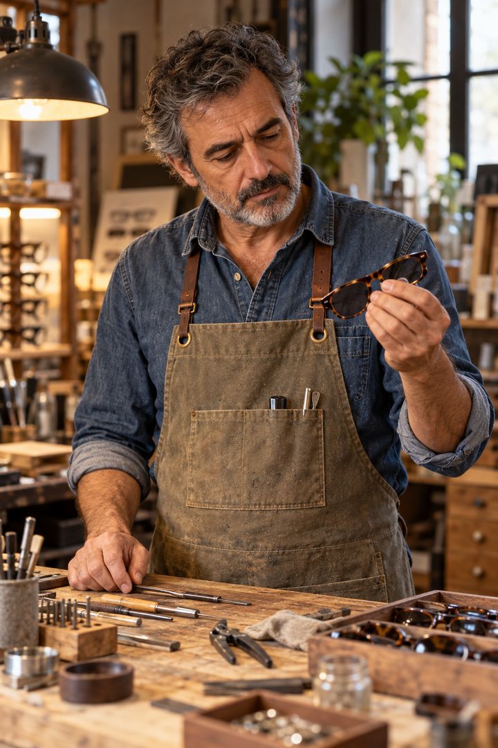 Javier Ruiz, técnico de taller